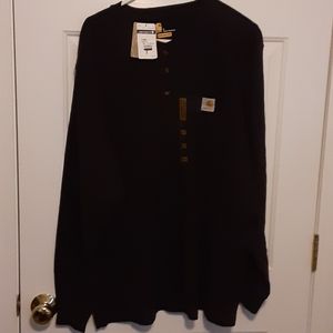 NWT Carhartt Long Sleeve Henley shirt